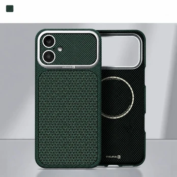 Nugarėlės dėklai Evelatus Apple iPhone 18 Pro Carbon Premium Edition MagSafe case Green