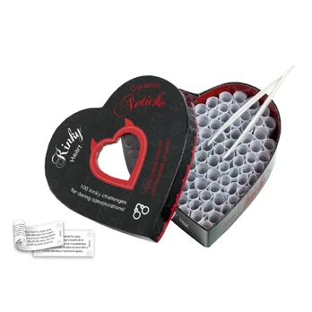 Kinky Heart & Corazon Fetiche Couples Challenge Game, 100 Tasks, EN-ES