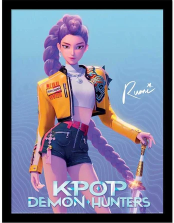 Pyramid KPop Demon Hunters Rumi Framed print