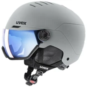 Slidinėjimo šalmas Uvex Wanted Visor, pilka sp., 58-62 cm kaina
