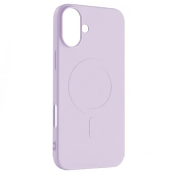 Hurtel skystas silikoninis dėklas MagSafe skirtas iPhone 16 Pro - levanda