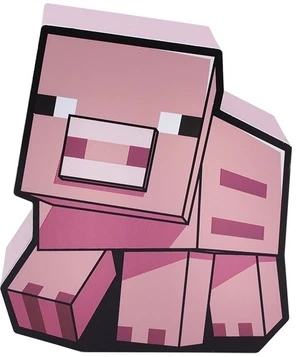 Šviestuvas Paladone Minecraft Pig, rožinė