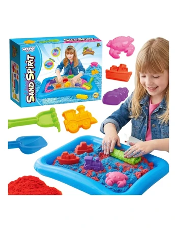 Woopie Kinetic Sand Magic Pool Set Molds Accessories 3+