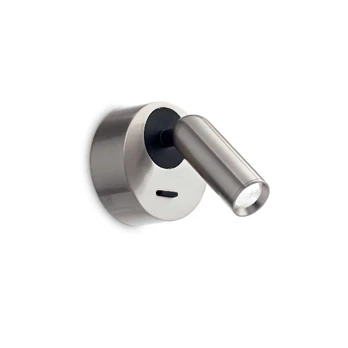 Sieninis šviestuvas BEAN_ROUND_AP_NICKEL