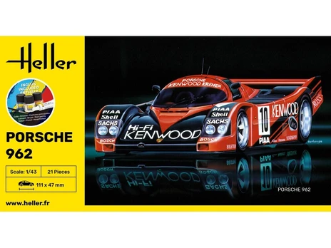 Heller - Porsche 962 Dovanų komplektas, 1/43, 56109