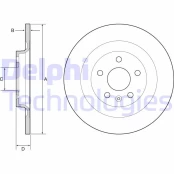 DELPHI BG4966C Brake Disc kaina
