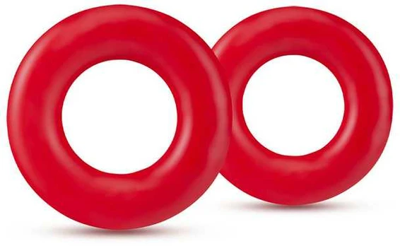 Blush STAY HARD DONU RINGS Raudonas