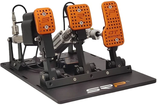 SRP GT-R 3P Sim Racing Pedal Set, pneumatic – juodas