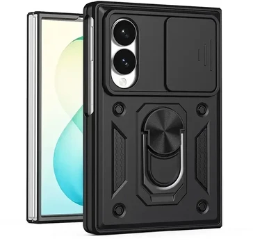 Toptel „Slide Camera Armor“ dėklas „Samsung Galaxy Z Fold 8“, juodas