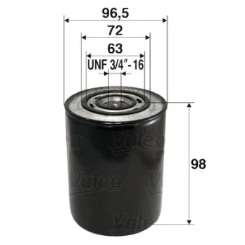 Alyvos filtras VALEO 586007
