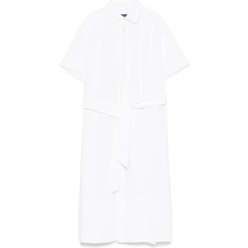 Midi suknelė moterims, Balta, Short sleeve-day dress
