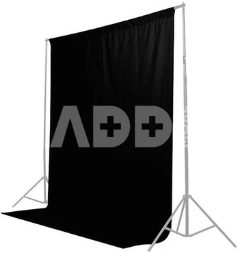 Caruba Achtergronddoek 2x3m Zwart
