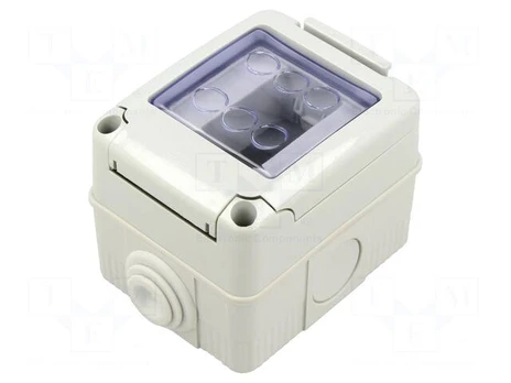 Enclosure: for modular components | IP55 | for wall mounting | grey