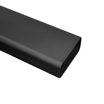 Gartraukio priedas ELICA BLACK RECT. FLAT PIPE 222x89x500