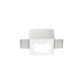Ideal Lux Recessed lamp 1 light SAMBA ROUND, GU10, baltas kaina