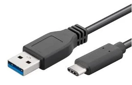 Kabelis USB 3.0 connection cable, USB 3.0 type A - USB- C, 3m, CU, AWG28, 2x shielded, M/M, UL, Logi