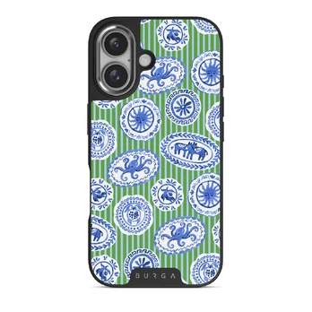 Taverna - iPhone 16 Plus Case, Elite Dark (MagSafe) / Silver