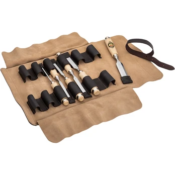 Kirschen Kirschen Chisel set in leather case, 6 pcs.