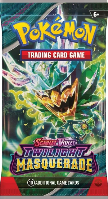 Pokémon TCG: Scarlet & Violet—Twilight Masquerade Booster Pack (1 vnt.)
