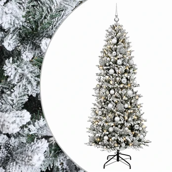 Dirbtinė kalėdinė eglutė su rutuliuku 210 cm 300 LED