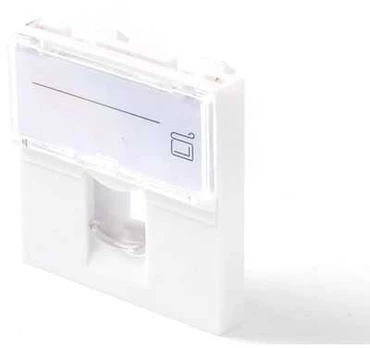 Lanview EURO OUTLET 45x45 - 1-PORT MODULE