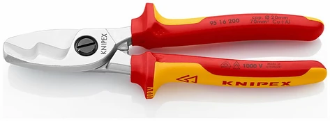 Kabelių žirklės D20mm/70mm2 VDE, Knipex