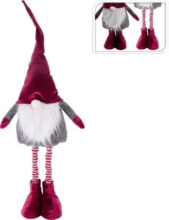 Kalėdinis nykštukas GNOME, įvairių sp., 56 cm