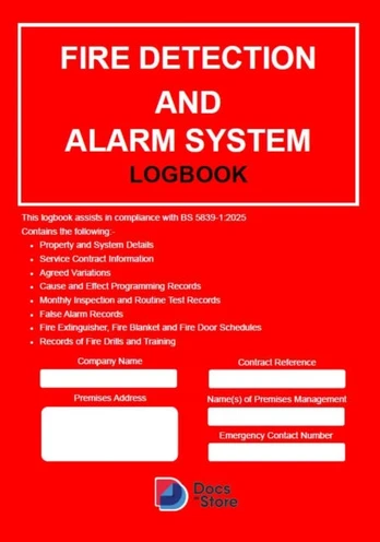 Fire Detection and Alarm System Logbook