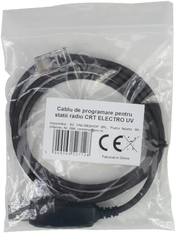 Programavimo laidas CRT ELECTRO UV radijo stotelėms
