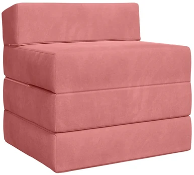 Sofa Sulankstomas Sofos Lova Rožinė 200 x 70 x 15 cm Aksomas