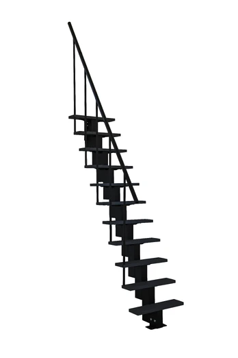 Laiptai Minka Happy Black, 60 cm x 140 cm