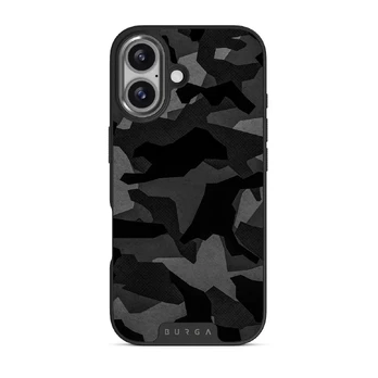 Night Black Camouflage - iPhone 17 Case, Elite Dark (MagSafe) / Gunmetal
