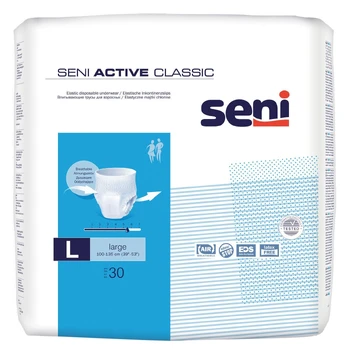 Sauskelnės Seni Active Classic, Large, 30 vnt.