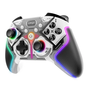iPega 9666HH Bluetooth RGB Gamepad for Android iOS PS3 PS4 PC N-Switch Gray