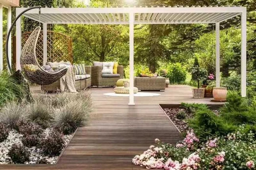 Pavėsinė Pergola Premium 3x6, Baltas