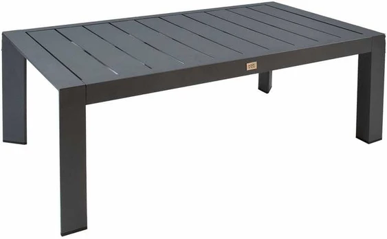 Coffee table TOMSON 116x70xH45cm, dark pilkas