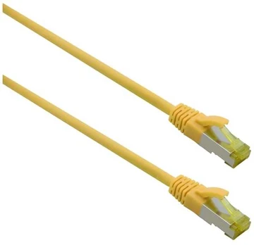 helos Patchkabel Cat 6a Superflex S/FTP RJ45 gelb 10m AWG27/7 GHMT