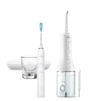 Philips - White Cordless Power Flosser DiamondClean 9000 (HX3886/41)