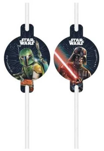 Globos Europe Bv Star Wars galaxy papirsugerør