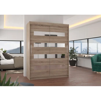 Sliding wardrobe with mirror BALTIC 150