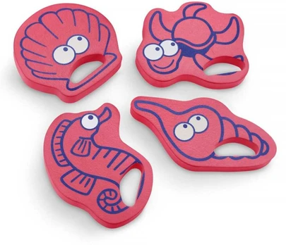 AQUA SPEED Kiddie Friends Foam Arm Floats Raudona