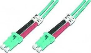 Digitus Fiber Optic Multimode Patch Cord, OM 3, LC / LC, 15 m, I-VH, OM3, LC, LC