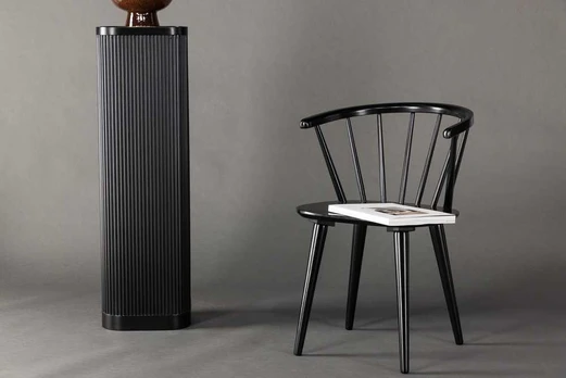 Venture Design Valgomasis kėdė, Bobby, 53x55x76 cm, Juoda