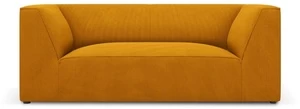 Sofa Micadoni Home Ruby, geltona, 174 x 92 cm x 69 cm kaina