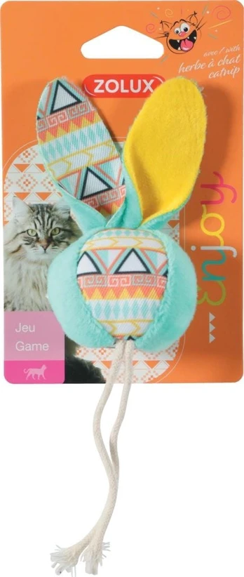 Minkštas žaislas katėms Zolux Kali Ball, žalias, 18 cm