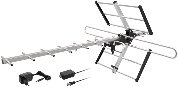 Aktyvi kryptinė TV antena 'Yagi' tipas Cabletech
