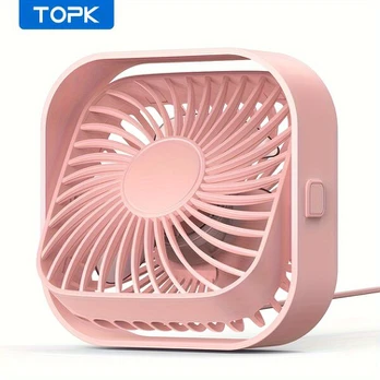 Stalo ventiliatorius USB, rožinis
