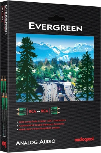 Audioquest Evergreen 2rca į 2rca 1m