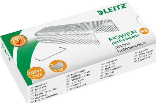 Leitz Zszywki 26/6, 5000 vnt. (55721000)