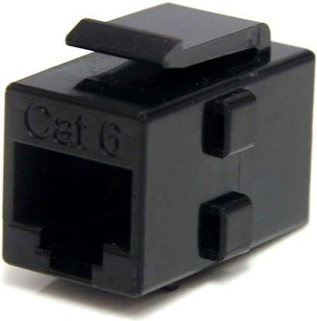 RJ45 jungtis Startech C6KEYCOUPLER Juoda
